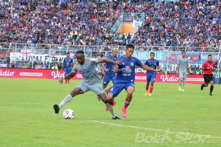 Pertemuan Arema FC dengan Persib. (BolaSkor.com/Kristian Joan)