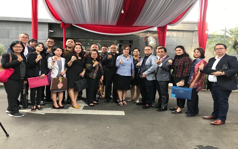 Forum Advokat Pengawal Pancasila di Gedung MK