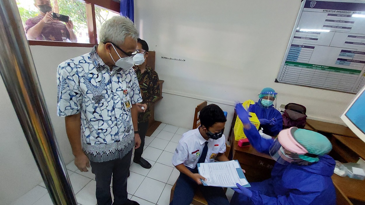Gubernur Jawa Tengah Ganjar Pranowo . (MP/Ismail)
