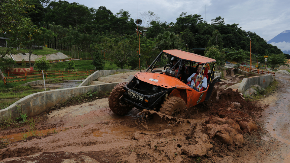 Track off-road JSI Resort (MP/Rizki Fitrianto)