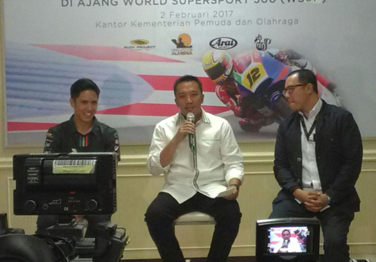 Menpora Dukung Ali Adrian di World Supersport 300