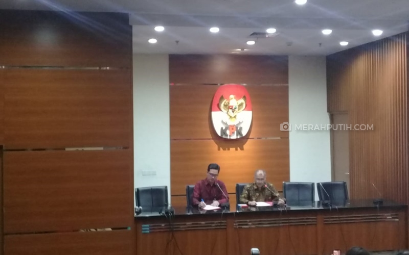 Preskon penetapan tersangka politisi PDIP Nyoman Dhamantra