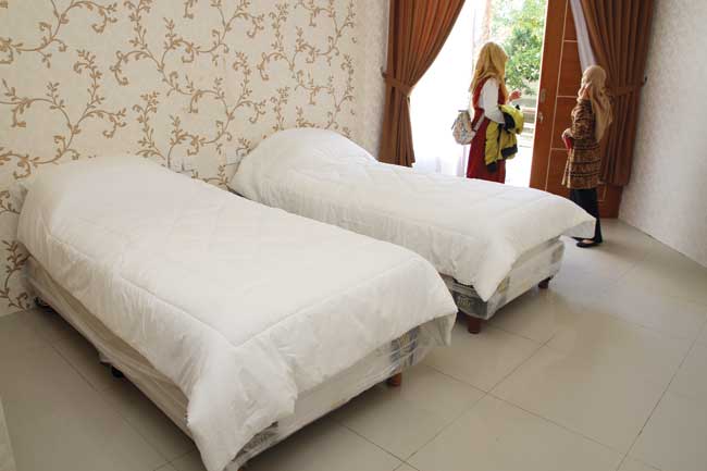 Kamar Asrama Haji Balipapan. (Foto: Asrama Haji)