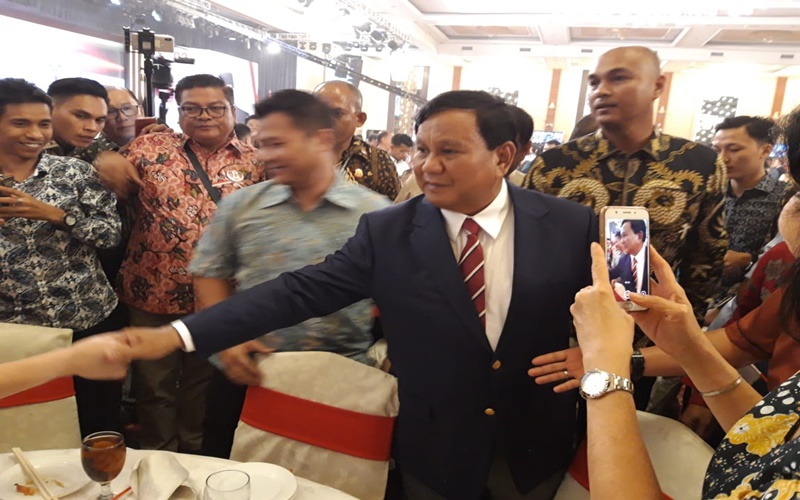  Ribuan Warga Etnis Tionghoa di Medan Teriakan Prabowo Presiden