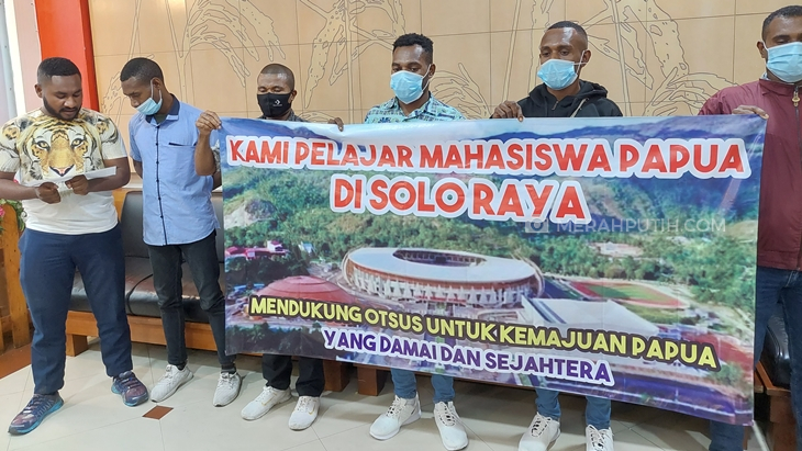 Mahasiswa Papua di Solo Dukung Perdamaian dan Serukan NKRI Harga Mati