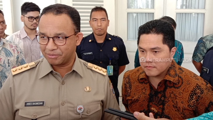 Erick Thohir Temui Anies di Balai Kota, Atas Arahan Siapa?