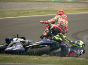 Video Momen Staf Yamaha Hadang Marquez yang Ingin Minta Maaf ke Rossi