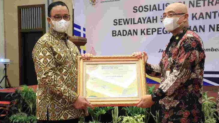 Dapat Penghargaan dari BKN, Anies Minta ASN Netral dengan Tidak Berpihak