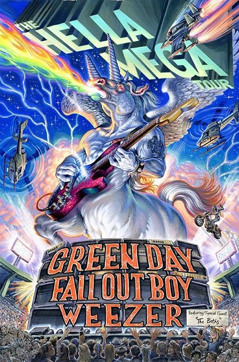 Green Day batalkan The Hella Mega Tour di Asia (foto: Instagram/@greenday)
