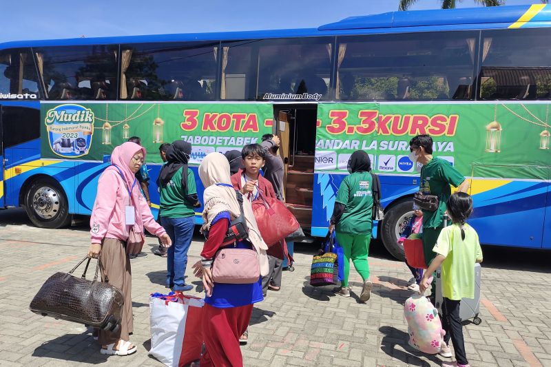 Dalam Tiga Hari, 1,3 Juta Orang Naik Kendaraan Umum Buat Mudik 