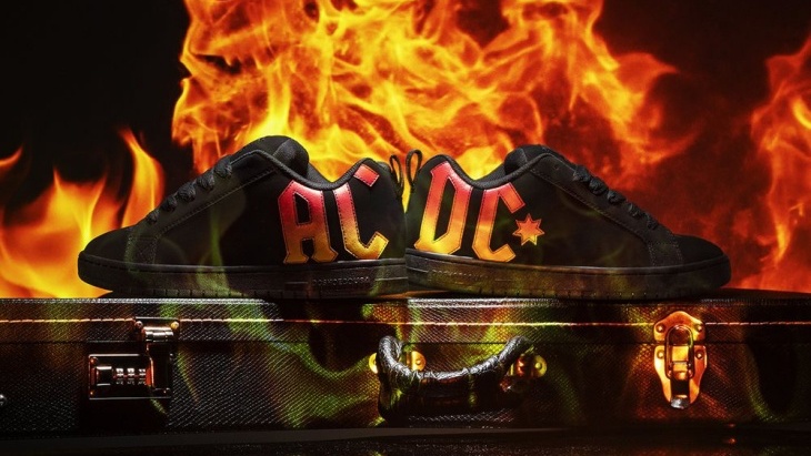 Band AC/DC x DC Shoes Rilis Koleksi Capsule