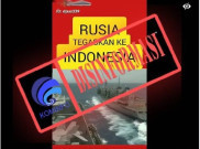 [HOAKS atau FAKTA]: Putin Kirim Senjata Tempur Dukung Indonesia