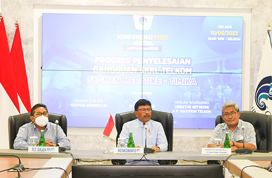 Gangguan Sistem Komunikasi di Merauke-Timika, Kominfo Siapkan Jaringan Alternatif