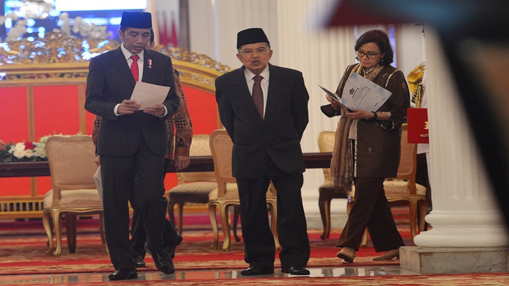 Presiden Jokowi dan Wapres Jusuf Kalla