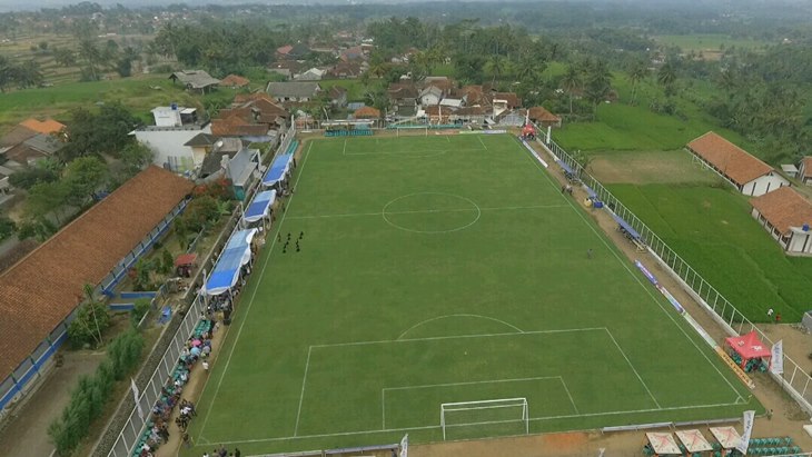 Desa Cisayong Punya Stadion Sepakbola Bertaraf Internasional