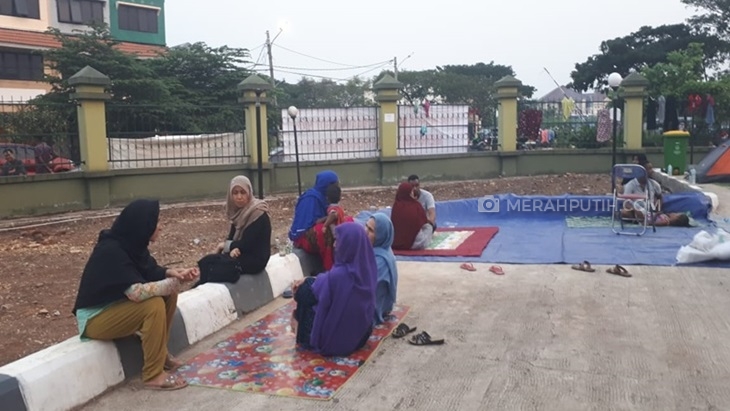 Para pencari suaka yang ditampung di Kalideres, Jakarta Barat