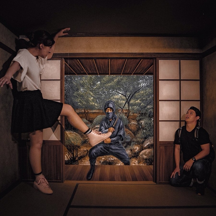 Tokyo Trick Art Museum. (Foto: instagram.com/manabutoyooka)