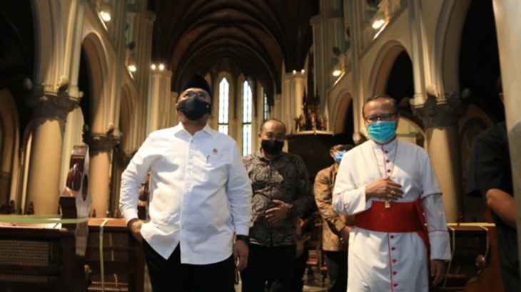 Temui Kardinal Suharyo, Menteri Agama Sebut Perlu Ada Moderasi Beragama