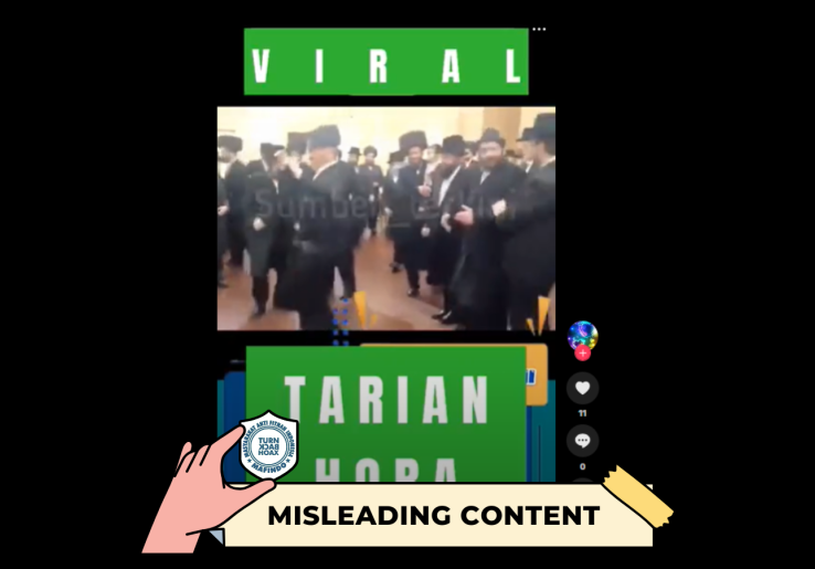 [HOAKS atau FAKTA]: Tarian Pemanggil THR Merupakan Tari Hora, Tradisi Khas Yahudi Israel