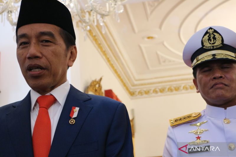 Pesan Jokowi untuk KSAL Muhammad Ali: Jaga Kedaulatan Laut