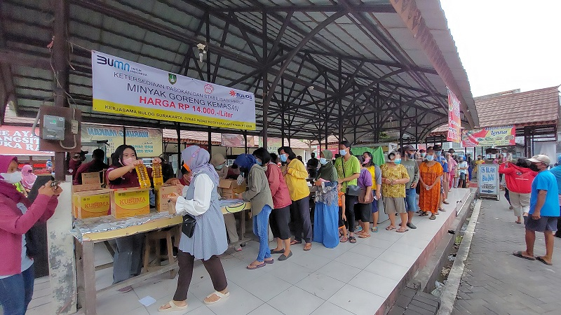 Beberapa Kali Operasi Pasar, Harga Minyak Goreng di Solo Masih di Atas HET