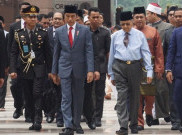 Perdana Menteri Malaysia Mahathir Mohamad Hadiri Pelantikan Jokowi