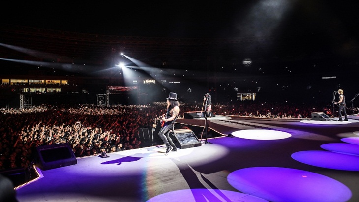 Bawakan 25 Lagu, Guns N' Roses Sukses Guncang Jakarta