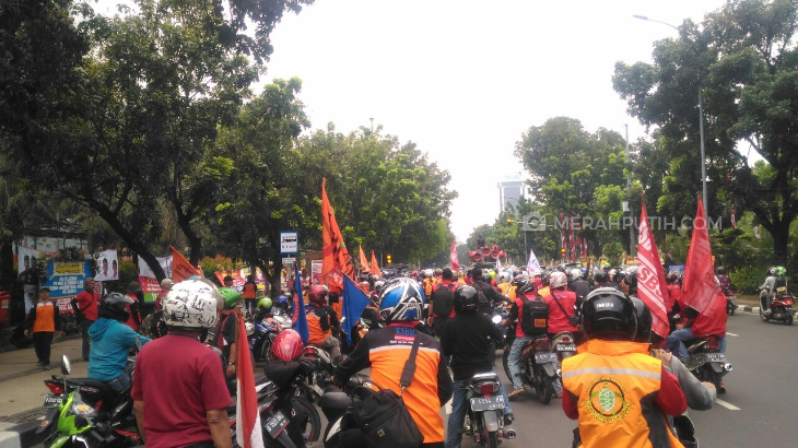 SBSI Tuntut Karyawan PT. Dok dan Perkapalan Kodja Bahari Diupah UMR