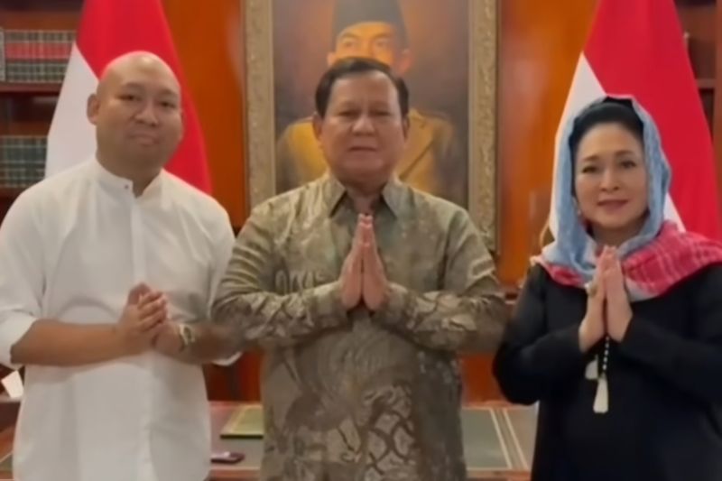 Didit Sowan Lebaran ke Teuku Umar, PDIP: Bukti Hubungan Megawati dan Prabowo Baik