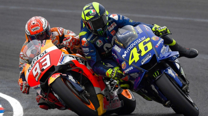 Marc Marquez Merasa Tidak Bersalah Jatuhkan Valentino Rossi
