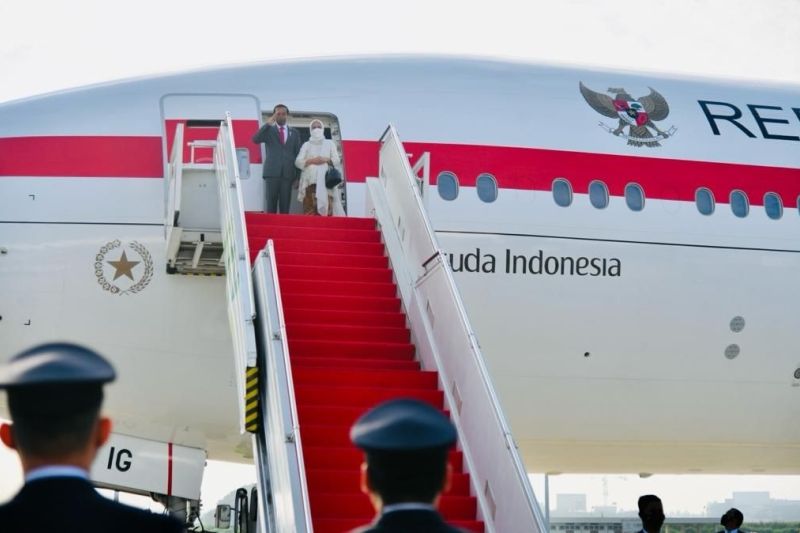 Presiden Joko Widodo saat akan ke Washington DC, Amerika Serikat. (Foto; Sekreariat Presiden)