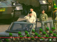 Prabowo Jadi Inspektur Upacara Peringatan HUT Ke-80 TNI, Sapa Warga Dari Maung Putih Garuda Sebelum Tiba di Monas