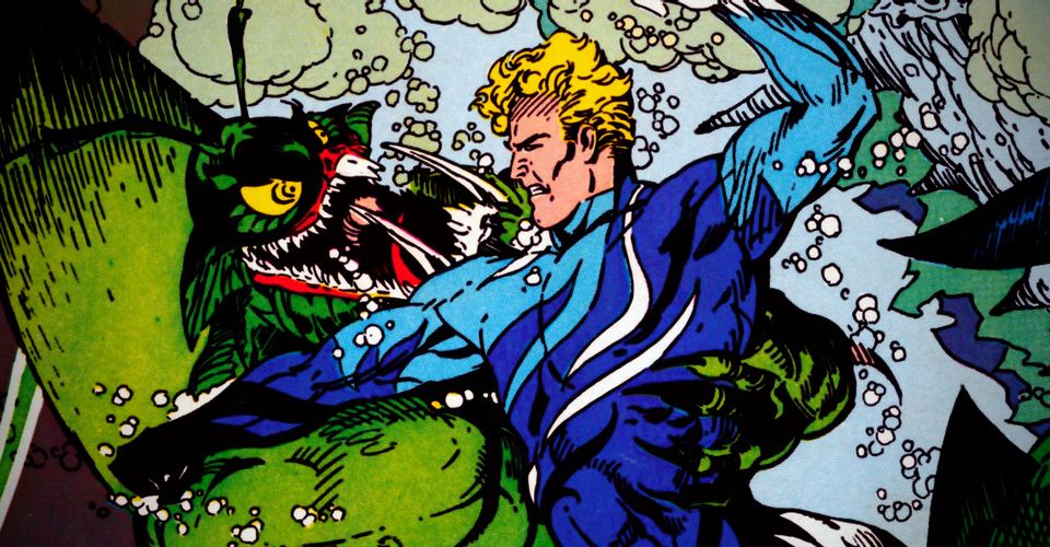 Aquaman blue suit. (Foto Screen Rant)