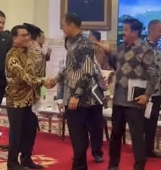 Moeldoko Ungkap Isi Pembicaraanya dengan AHY di Istana Negara