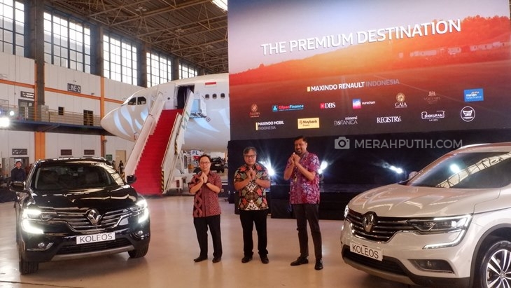 JHL Solitaire Hotel Dukung Peluncuran New Maxindo Version Koleos 2019 di Hangar Garuda Indonesia