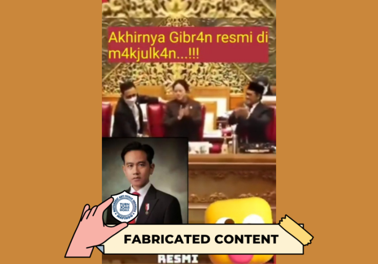 [HOAKS atau FAKTA] : Surat sudah di Tangan DPR, Wapres Gibran Resmi Dimakzulkan dari Jabatannya