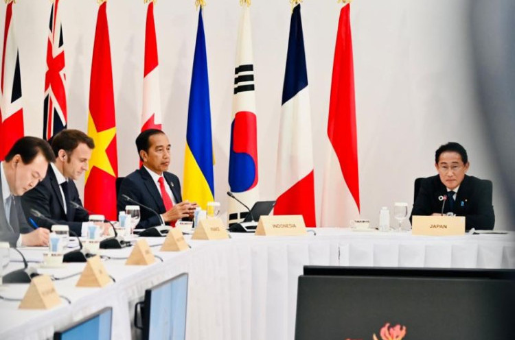 Jokowi Serukan Revolusi Hentikan Perang di KTT G7