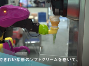 Robot Pembuat Es Krim dalam 40 Detik hadir di Jepang
