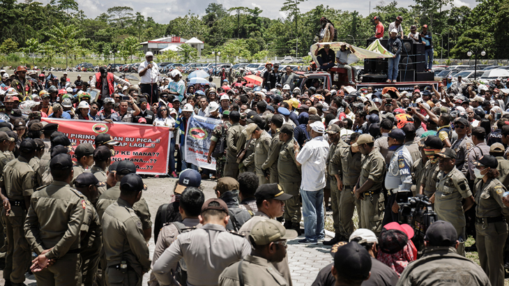 Para karyawan PT Freeport