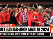 [HOAKS atau FAKTA]: Ganjar Akhirnya Bersama Ahok Maju di Pilpres 2024