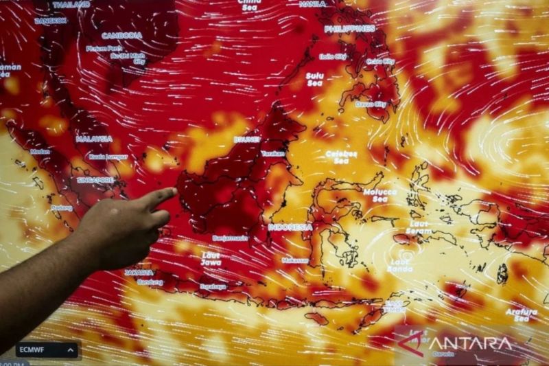 Indonesia Bakal Dilanda Suhu Panas 36 Derajat Celsius di Pekan Depan