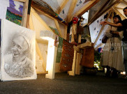 Instalasi Seni Bertajuk Hati Polyhedron Sambut Kedatangan Paus Fransiskus di Indonesia