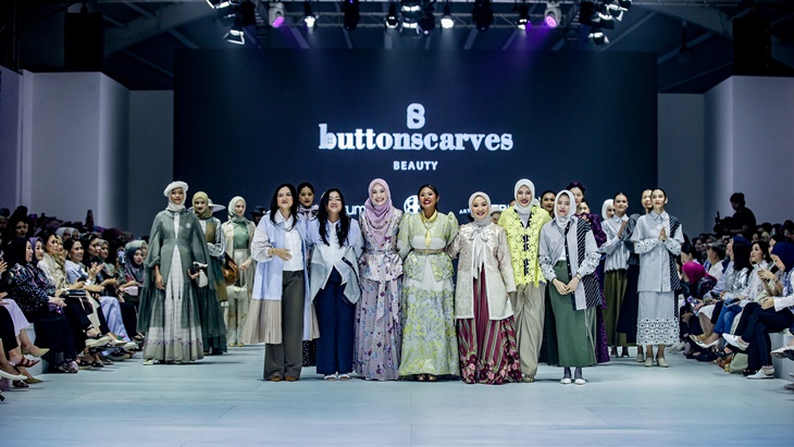 Buttonscarves Beauty Gandeng 4 Desainer di Jakarta Fashion Week 2024