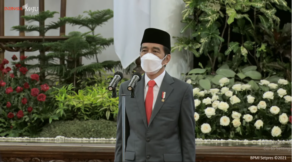 Presiden Jokowi. (Foto: Tangkapan Layar)