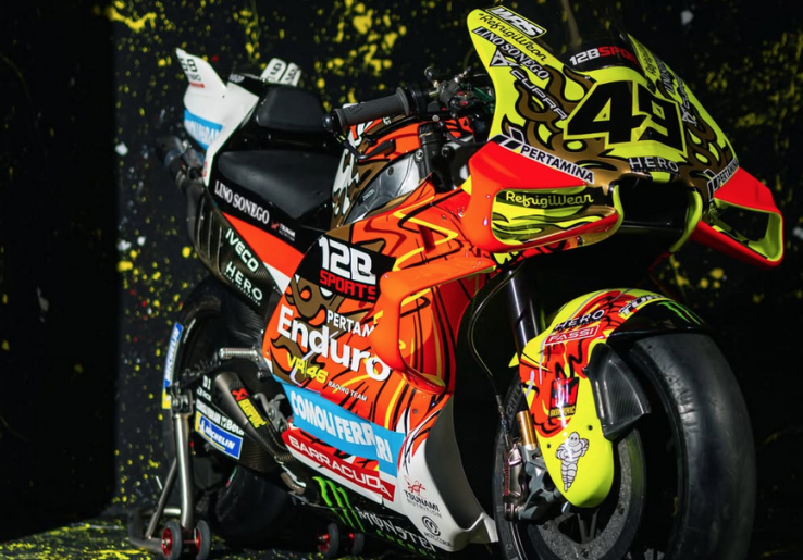 Tim Pertamina Enduro VR46 Bawa Corak Garuda dalam Livery saat Tampil di Mandalika