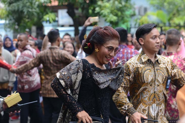 Menteri Susi Berpesan Kahiyang Makan Ini supaya Anaknya Cerdas