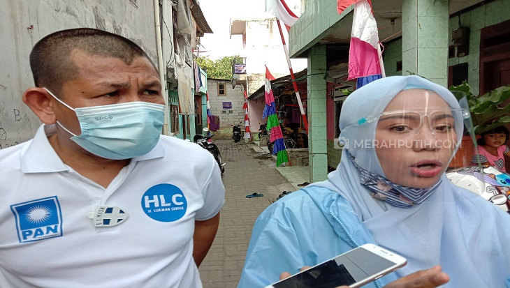 Wakil Ketua DPRD DKI Jakarta, Zita Anjani bersama Anggota Komisi A, Lukmanul Hakim. Foto: MP/Asropih