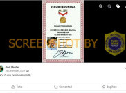 [HOAKS atau FAKTA] : Kalah Tiga Kali Capres, Prabowo Dapat Rekor MURI