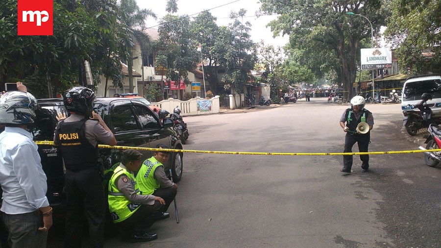Polisi Amankan Pelaku Bom Cicendo Bandung