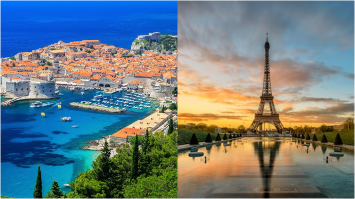 Dubrovnik dan Paris